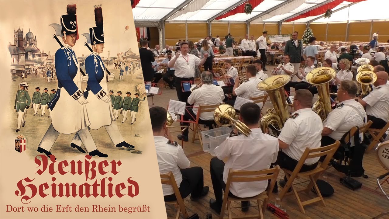 Neusser Heimatlied - Dort wo die Erft den Rhein begrüßt (Hubert Derrez) - Stadtkapelle Köln