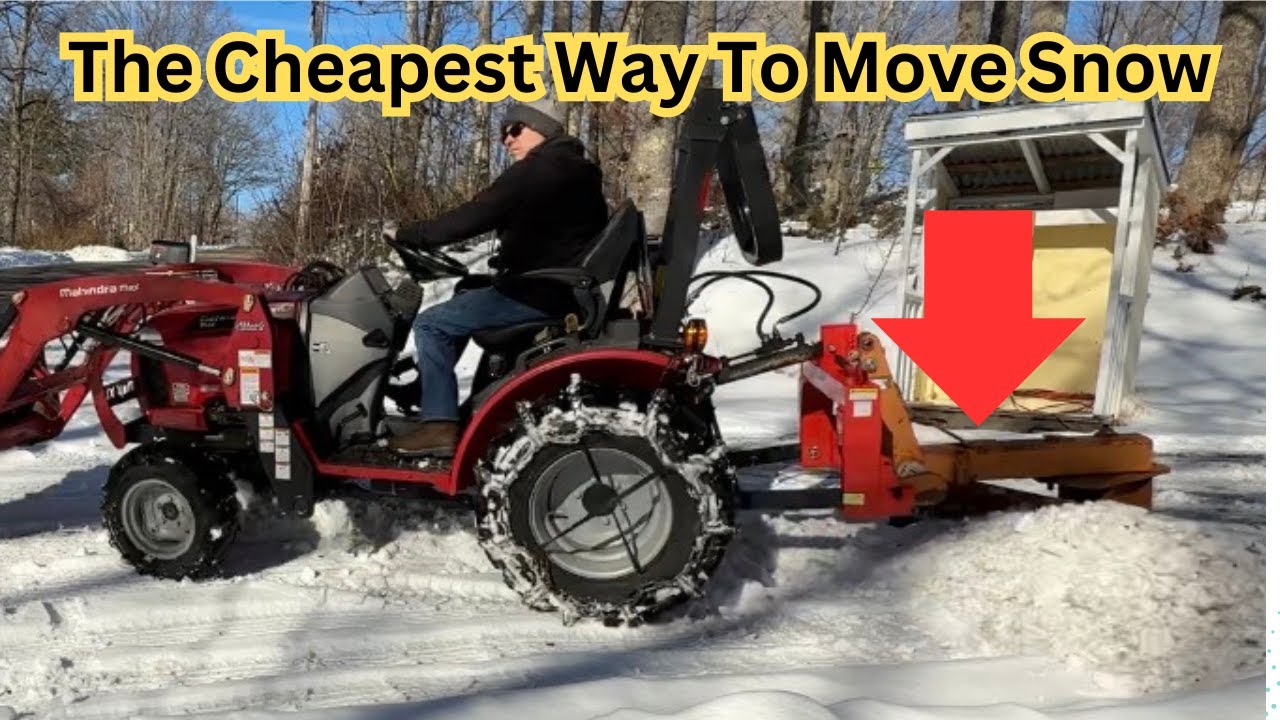 Why You Don't NEED a $4000 Snowblower For your Tractor