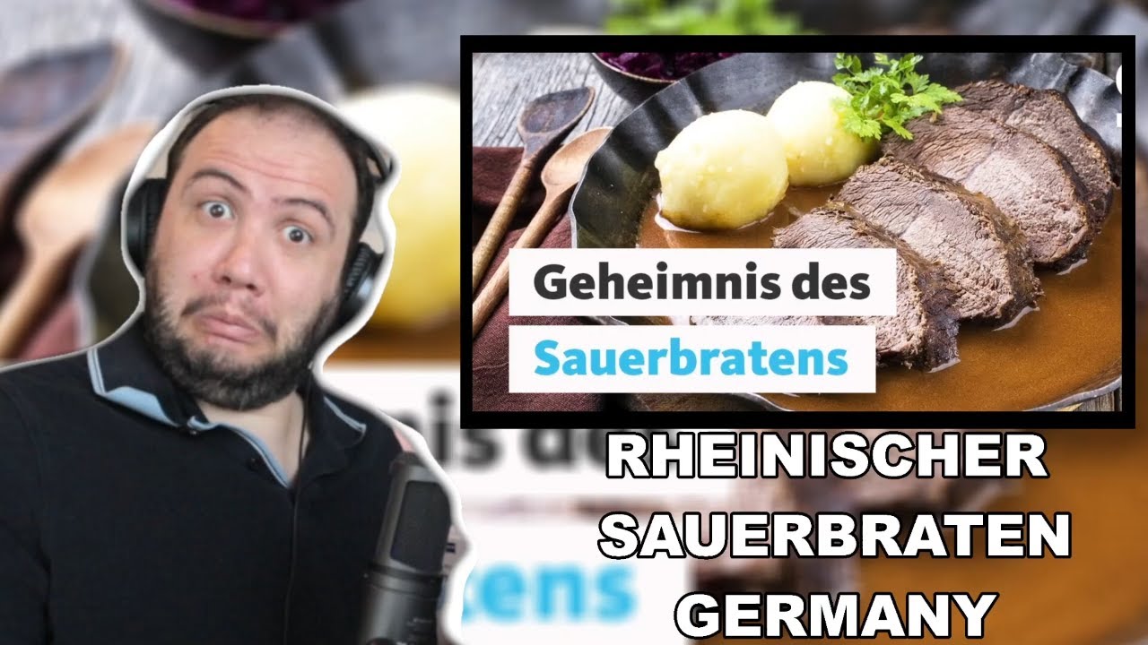 🇩🇪 Rheinischer Sauerbraten: Warum das Fleisch so zart ist | Quarks - TEACHER PAUL REACTS German Dish