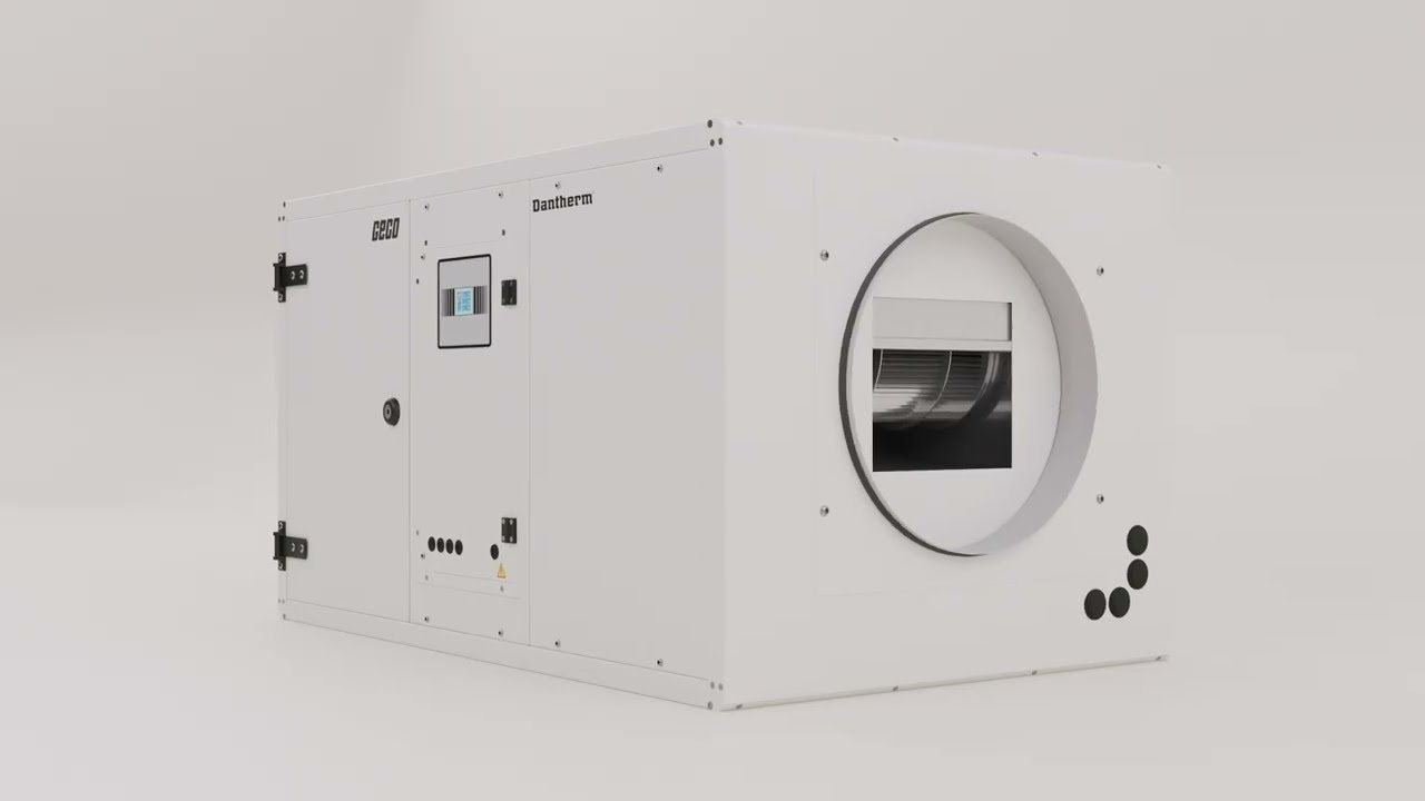 Présentation déshumidificateur gainable simple flux pour piscine CDP85/135/175