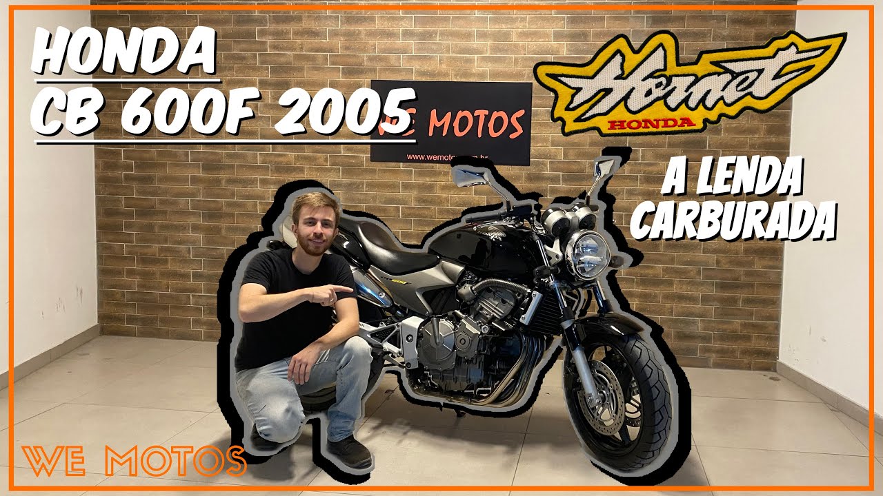 Honda CB 600F Hornet 2005 CARBURADA - A primeira versão da Hornet no Brasil