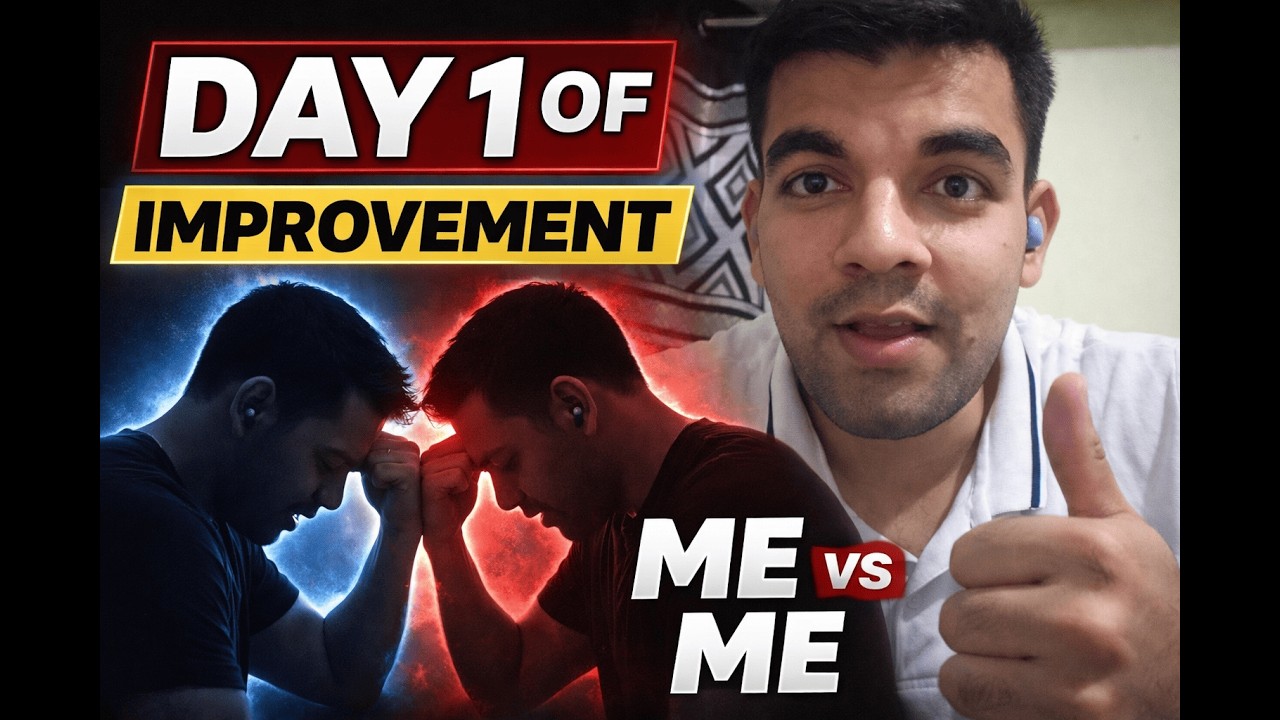 Day 1: Fighting With My Own Self 💭🔥 | The Beginning