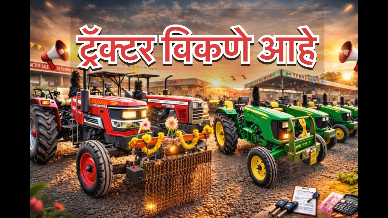 सेल सेल सेल | सेकंन्ड ट्रॅक्टर विकणे आहे | second hand tractor for sale | #mihindra #tractor #farmer