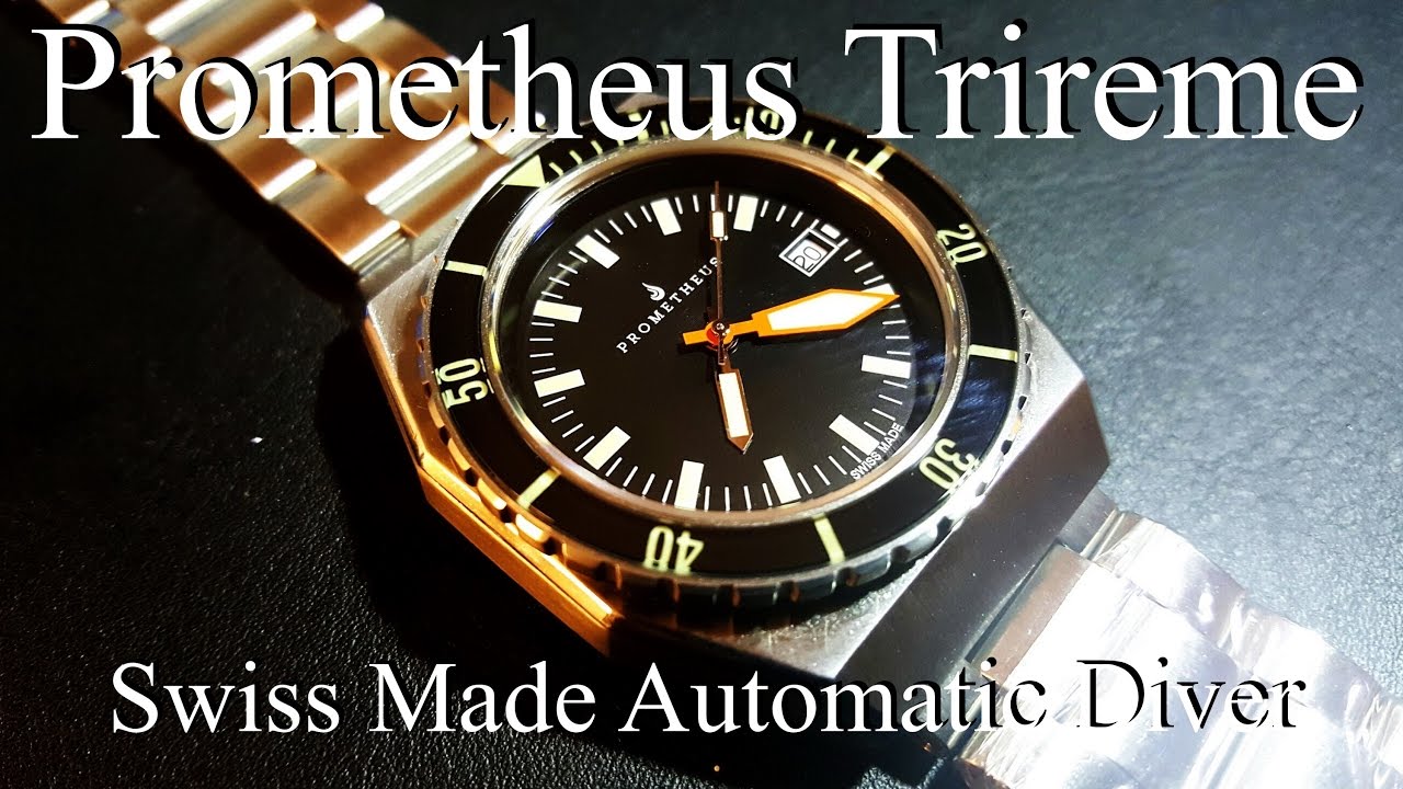 Prometheus Trireme Swiss Made Automatic Diver