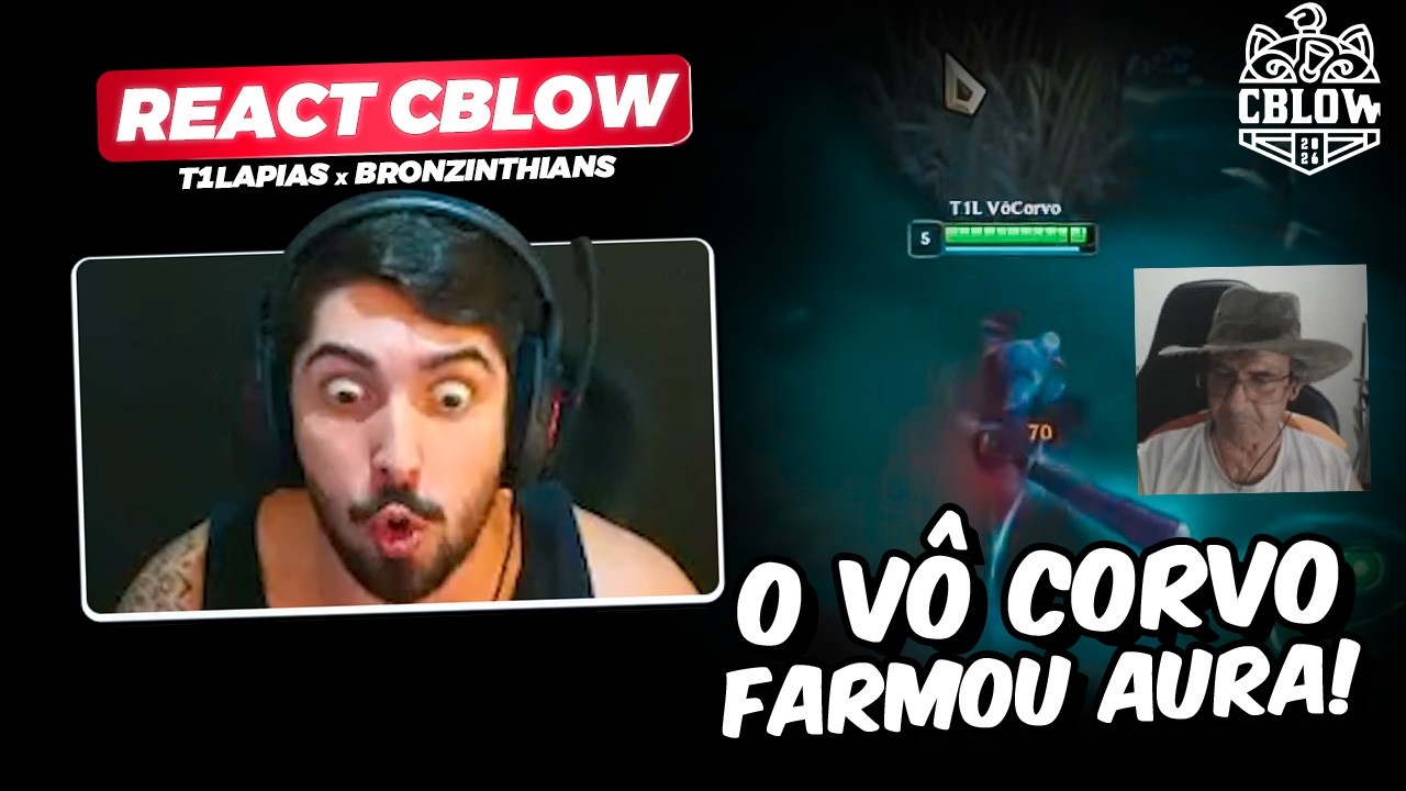V&Ocirc; CORVO FARMOU AURA DE TRUNDLE!  | JUKES REAGINDO CBLOW
