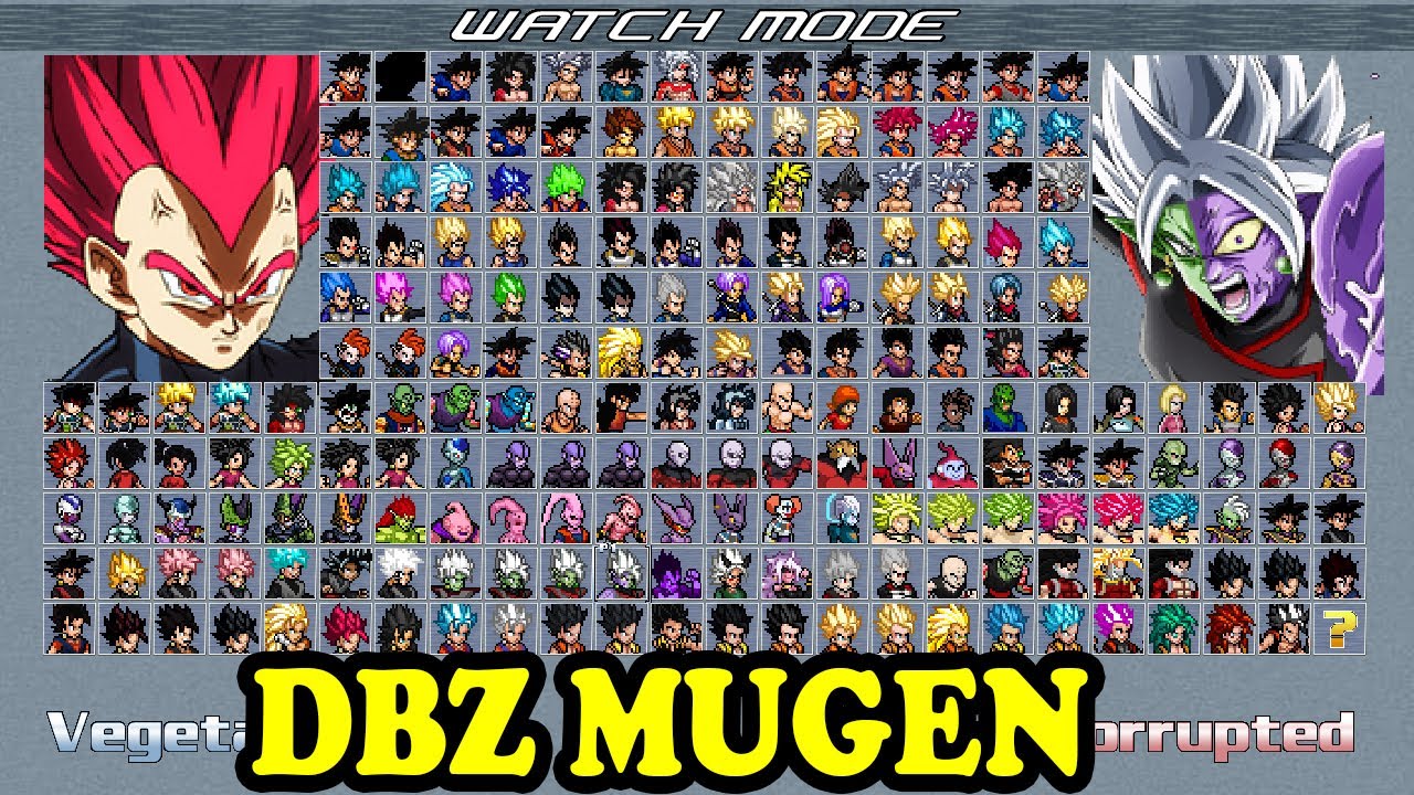 Vegeta Ssj God vs Zamasu -DBZ MUGEN epic Fight