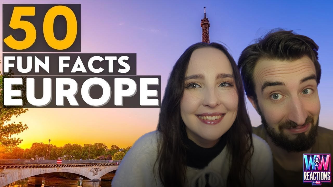 POLISH COUPLE ELABORATES┃50 Fun And Interesting Facts About Europe┃REACTION