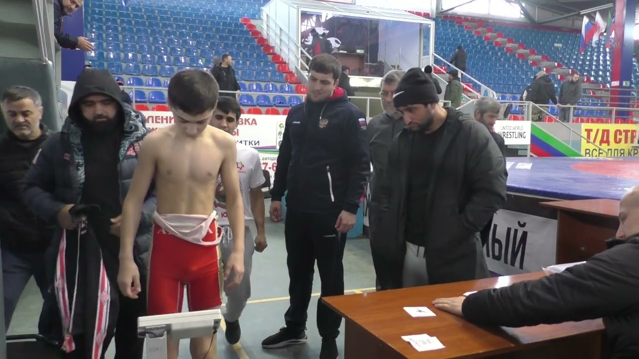 Взвешивание борцов, Дагестан 2022 до 16 лет.