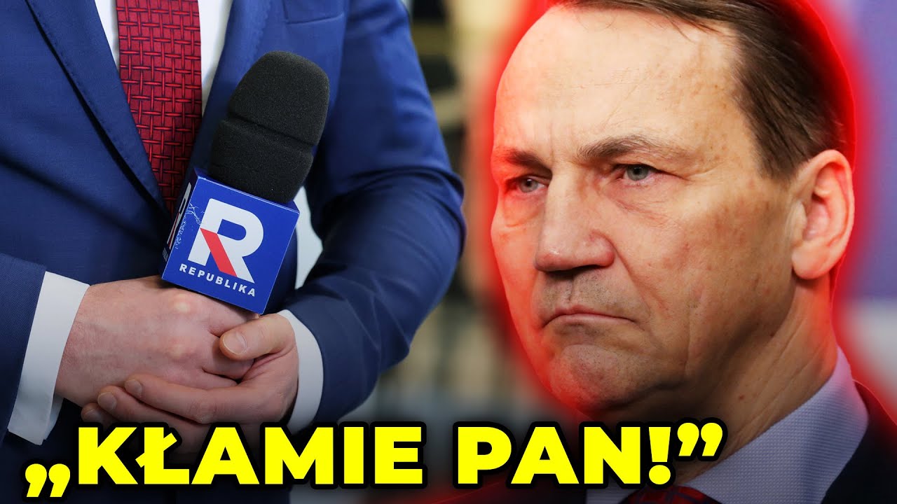 "Panie redaktorze, kłamie pan!". Ostre spięcie Sikorskiego podczas konferencji prasowej