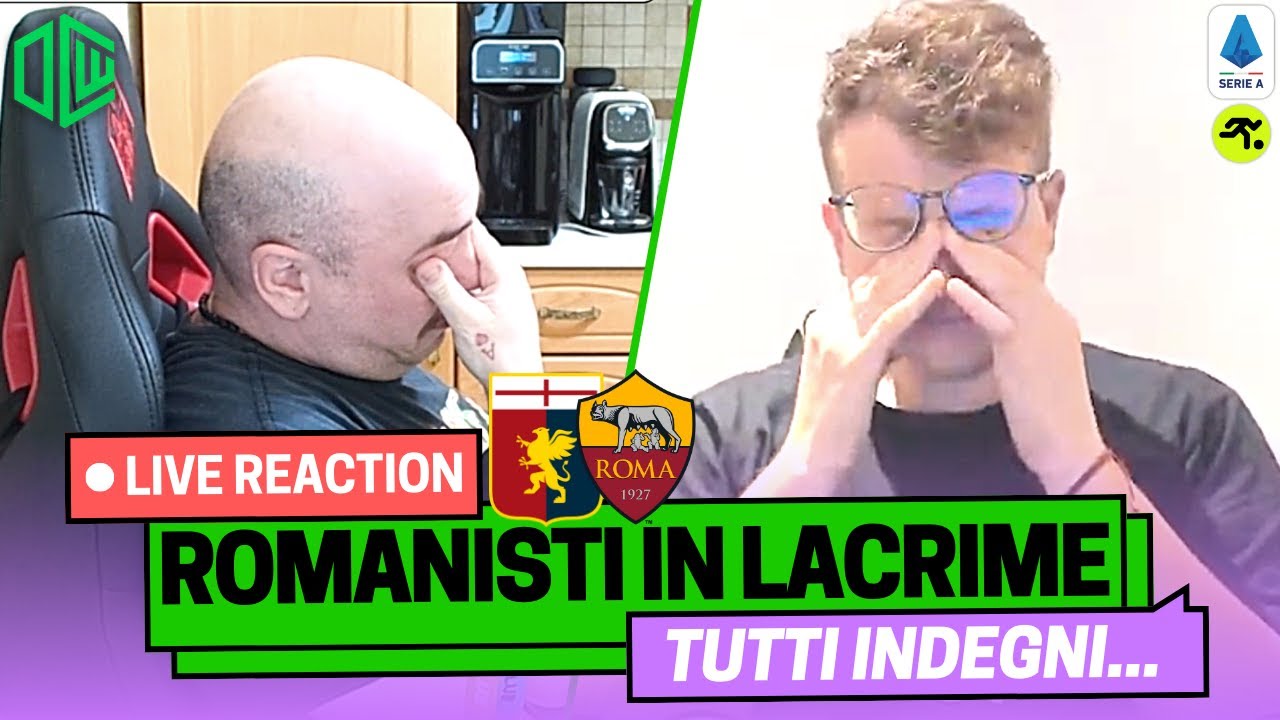 GENOA-ROMA 4-1 LIVE REACTION | 
