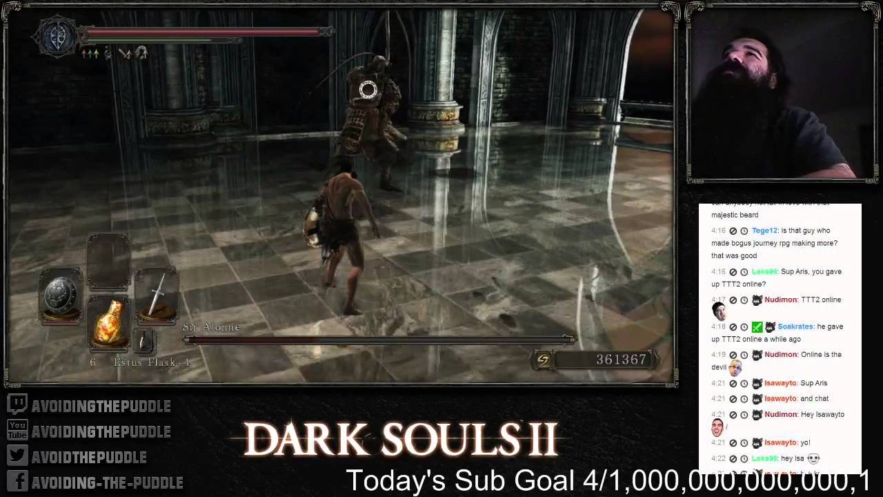 Dark Souls 2 DLC First Playthrough Sir Alonne Boss Fight