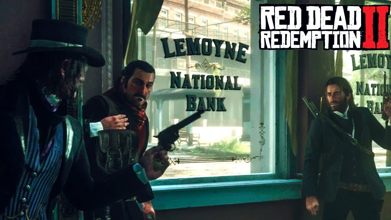Ограбление Банка в Сен-Дени! Red Dead Redemption 2