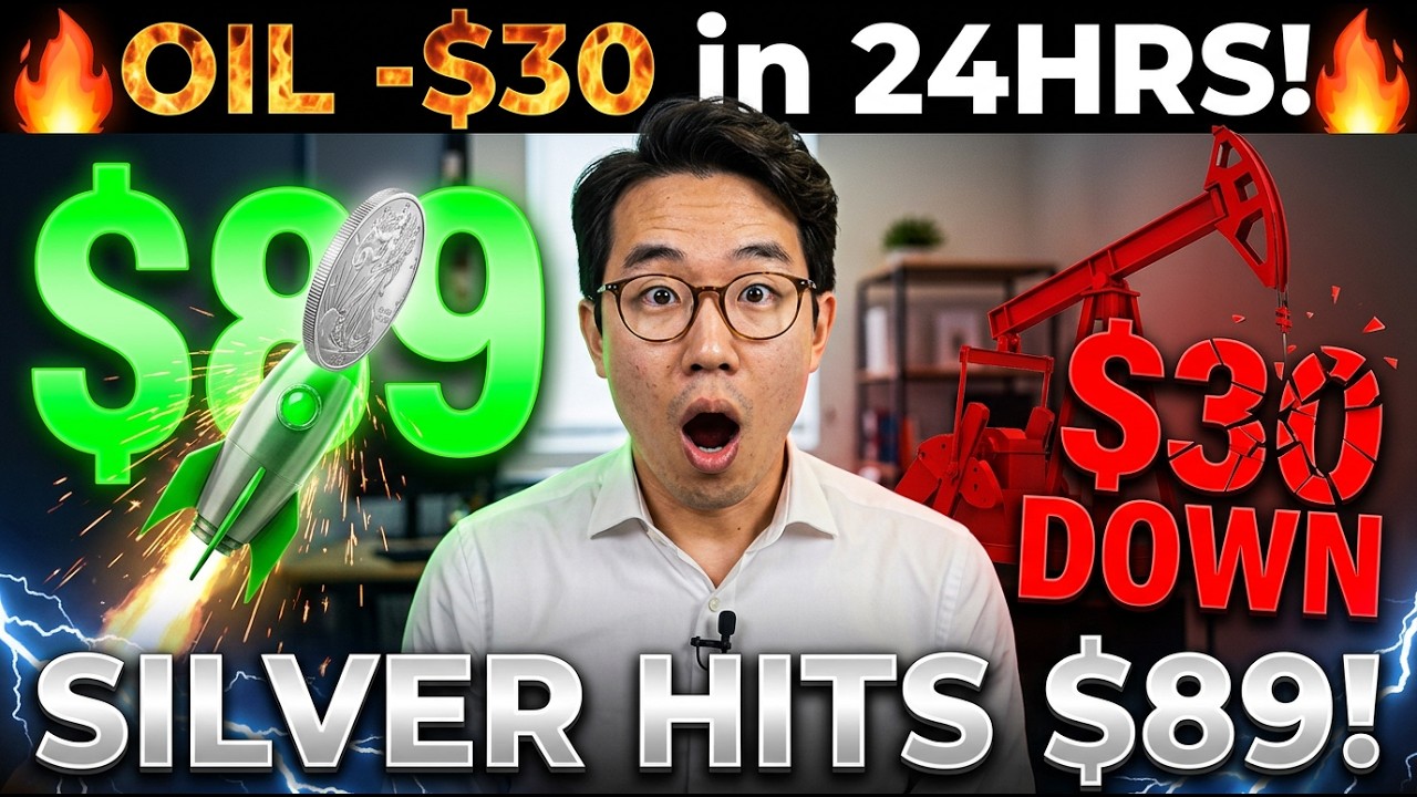 Oil Collapsed $30 in 24 Hours. Silver SURGED to $89. This Has Never Happened Before in History