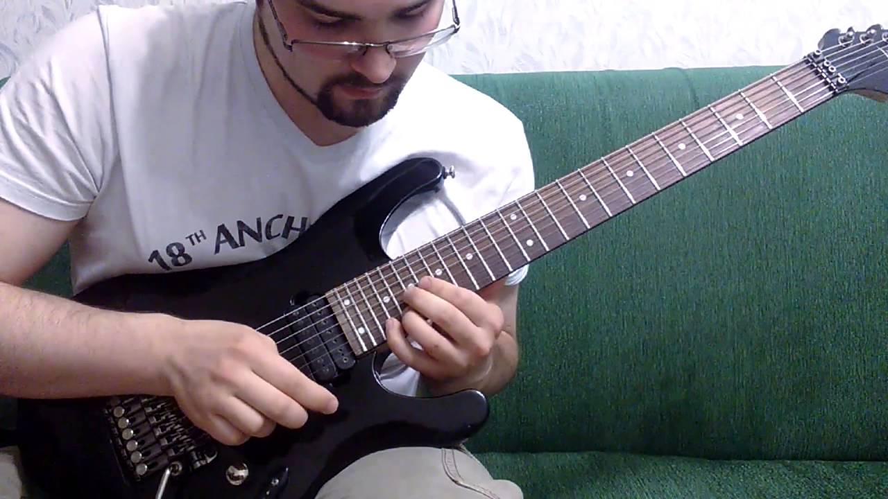 Job for a Cowboy - The Synthetic Sea [Guitar Cover with Solo]