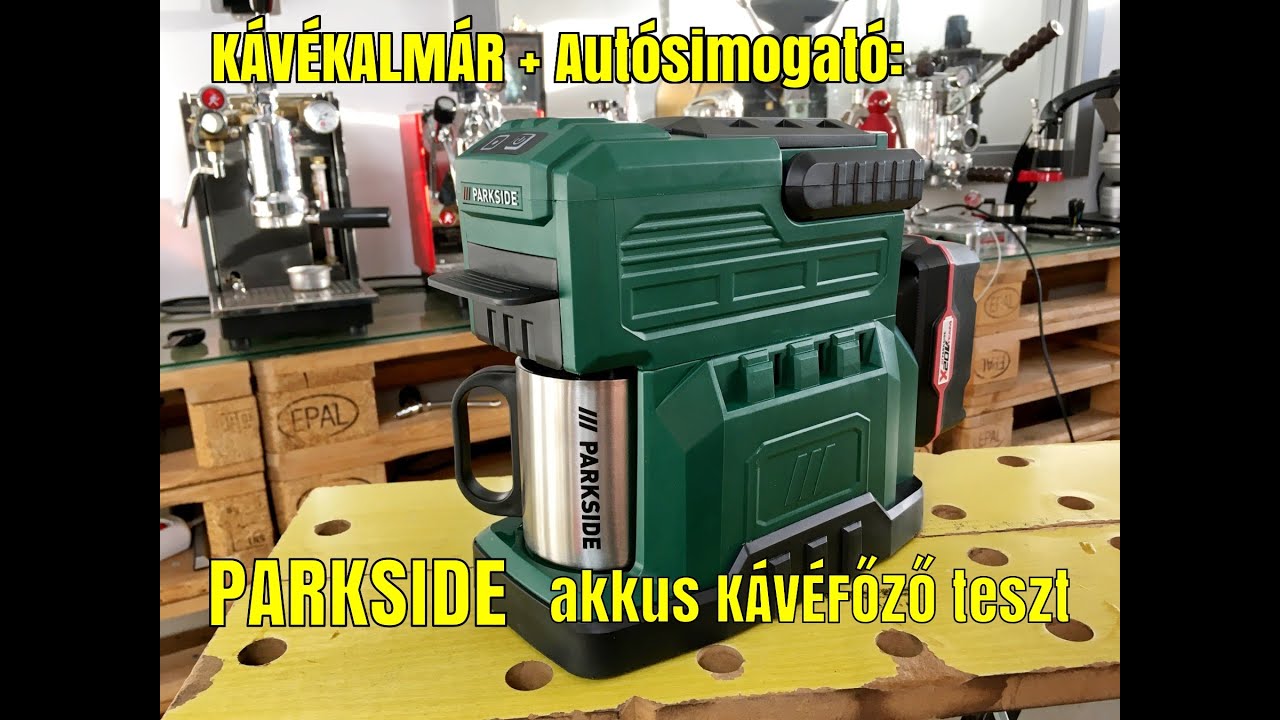 Mit tud a Parkside akkus kávéfőző? A Kávékalmár megmondja.