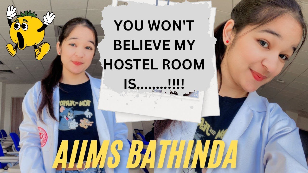 You won't believe my hostel room is....! | AIIMS BATHINDA | @DreamyReet