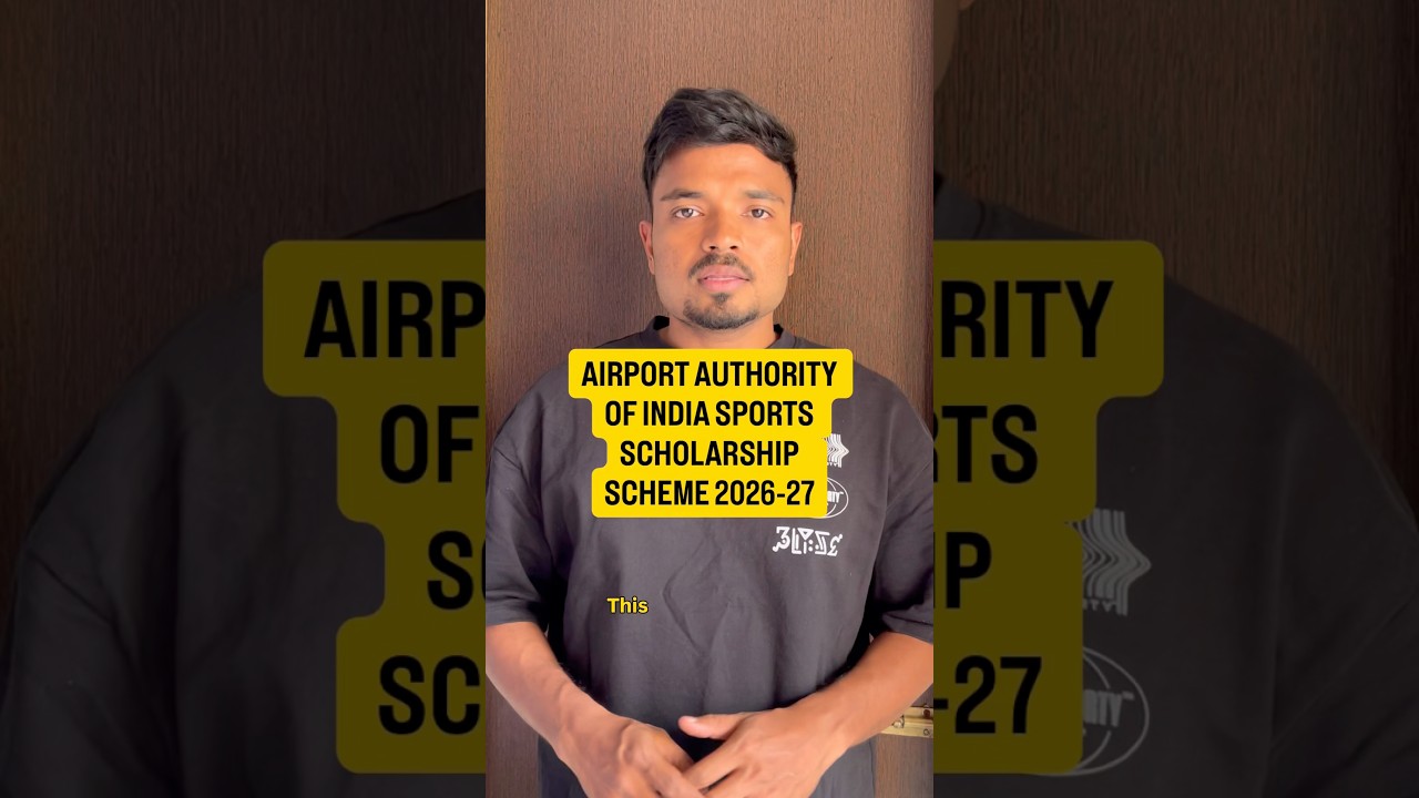 🚨 AAI Sports Scholarship Scheme 2026&ndash;27 is LIVE! #sportsquota #airportauthorityofindia #sports