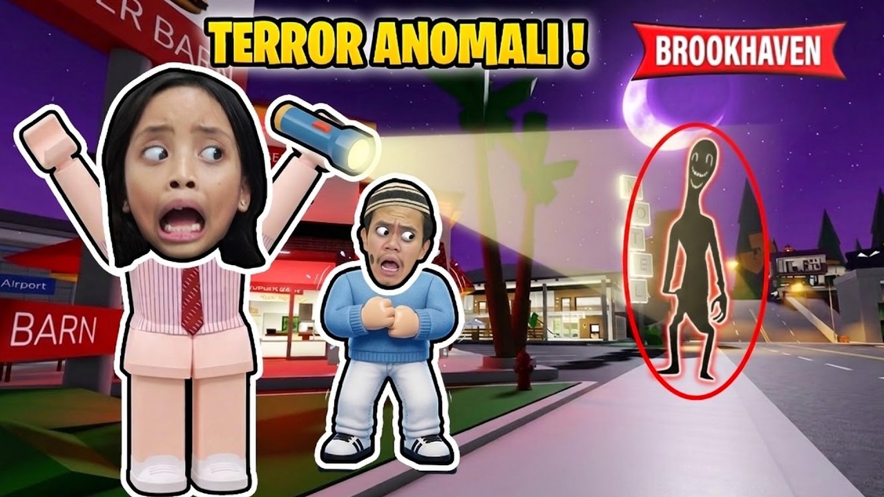 RAHASIA MENGERIKAN BROOKHAVEN 😱😨 LEIKA DITEROR ANOMALI BAYANGAN HITAM [ROBLOX INDONESIA]