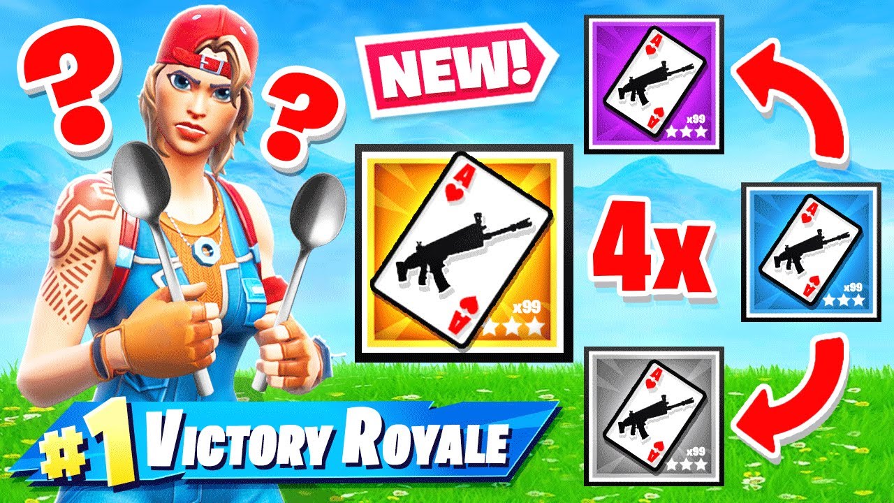 SPOONS for LOOT! Card Game! *NEW* Game Mode in Fortnite