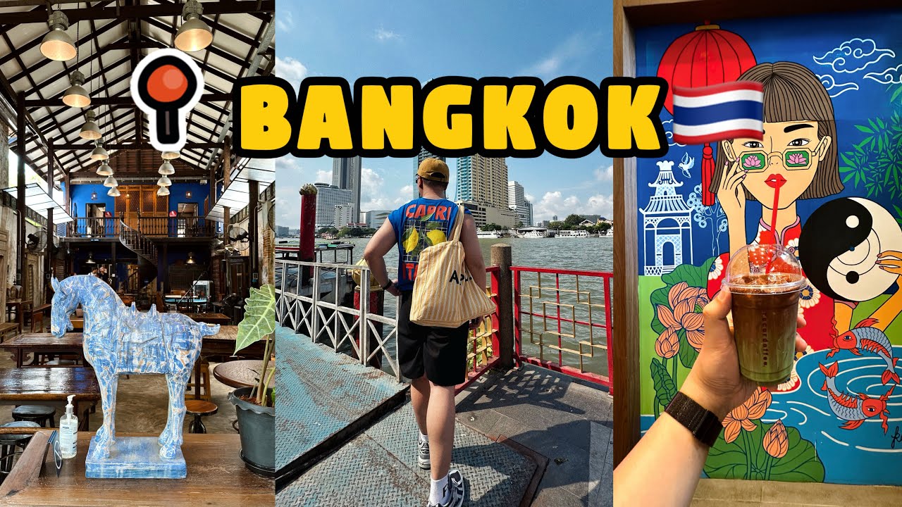 Видеоблог о Бангкоке 🇹🇭 (Расслабляющий маршрут, эстетичные кафе, SongWat, IconSiam и т.д.)