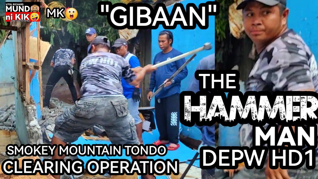 MK😲/SMOKEY MOUNTAIN DISTRICT 1 TONDO CLEARING OPERATION #yorme #manilaupdate #depwhd1 #thehammerman