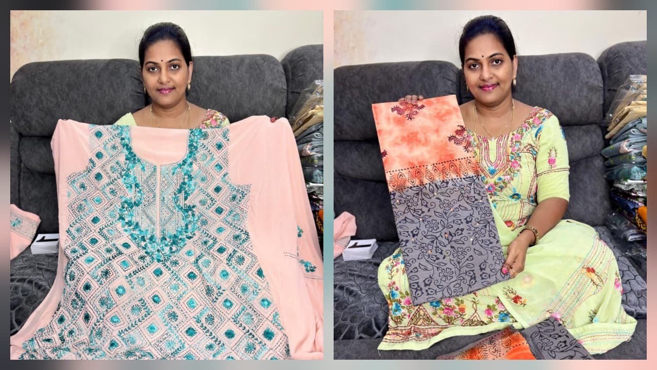 Sunday Offer Dress Materials || Akki Latest Collection || Live Booking ||