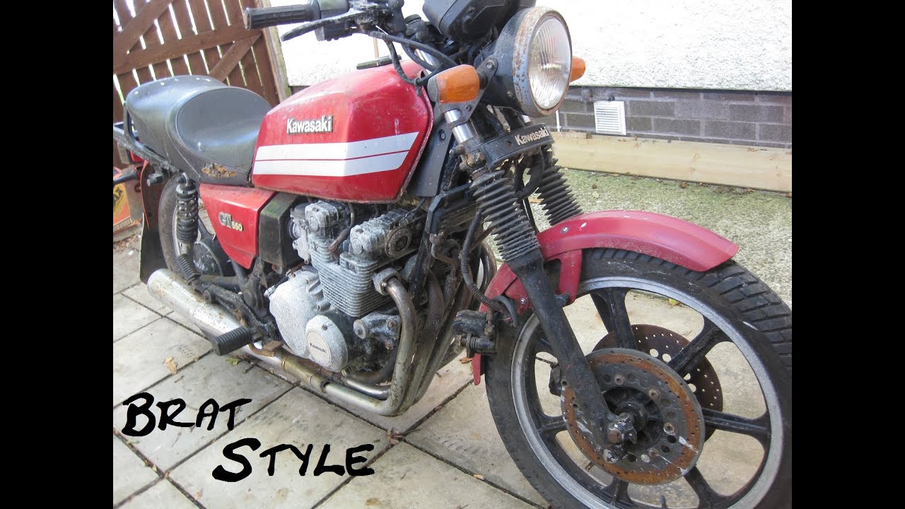 Kawasaki GT550 Bratstyle build (Part1)