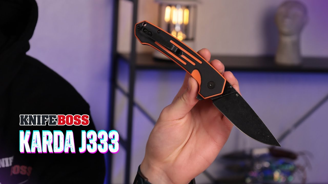 Karda J333 | Огляд яскравого EDC ножа 🔪