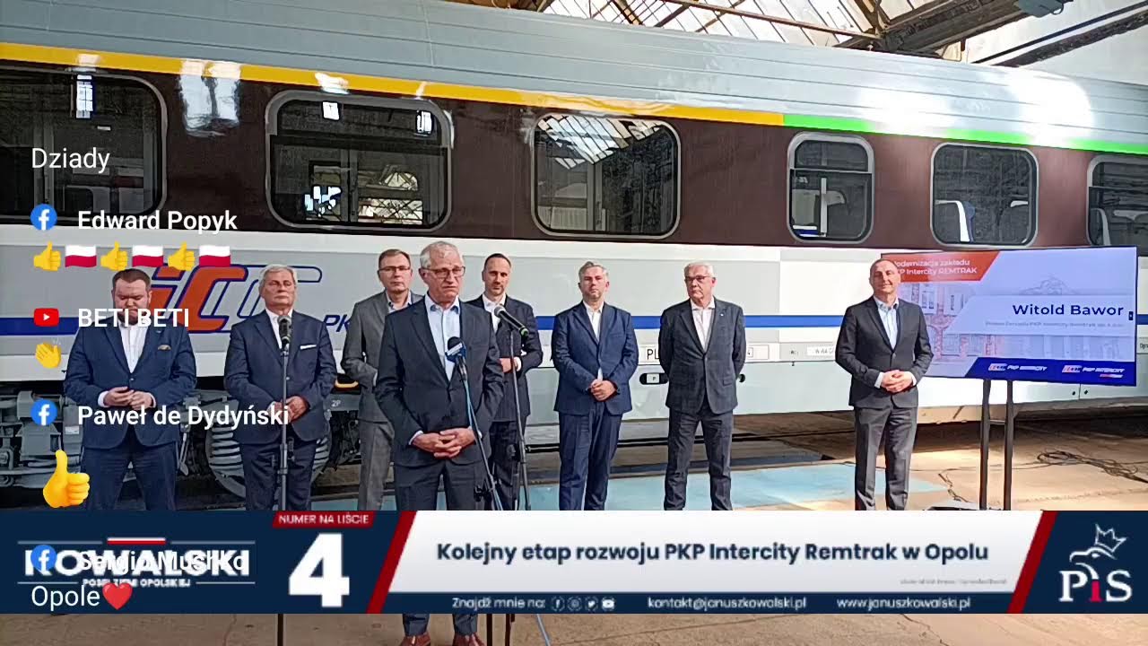 Kolejny etap rozwoju PKP Intercity Remtrak w Opolu!