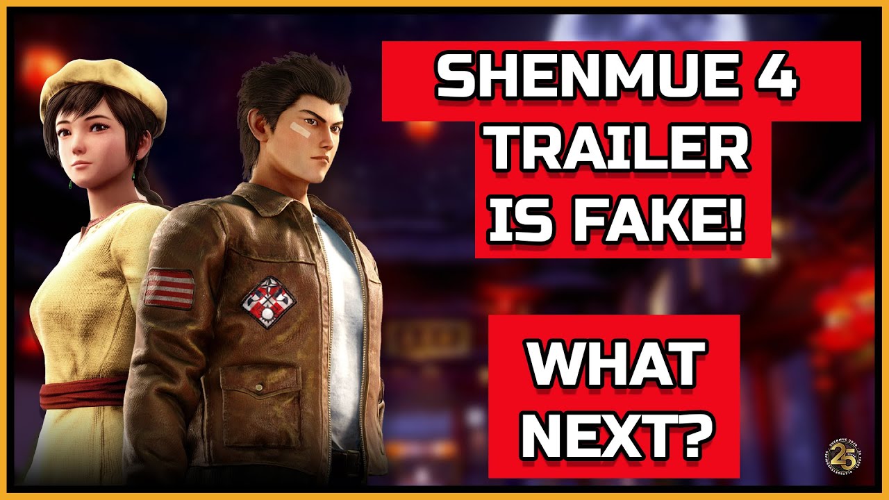 Трейлер SHENMUE 4 — подделка! — ЧТО ДАЛЬШЕ?! — Shenmue Dojo