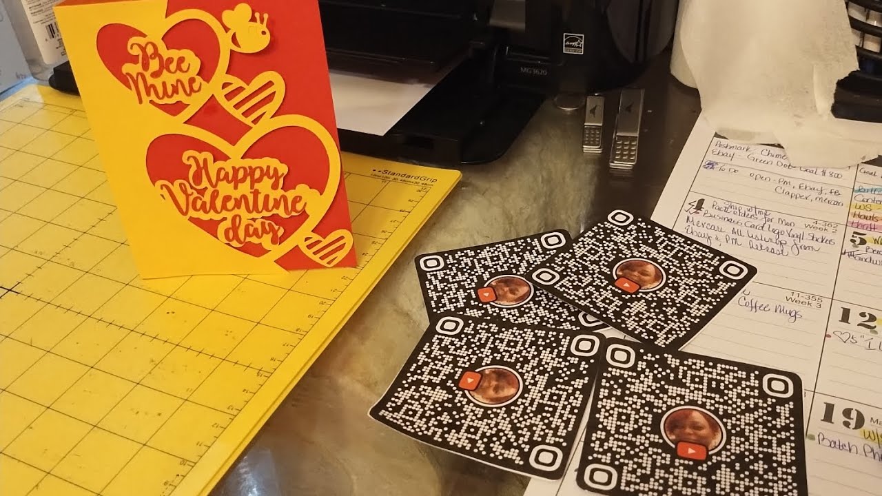 Day 8 of 31 days of loving my cricut MAKING Be MINE VALENTINE DAY CARDS 