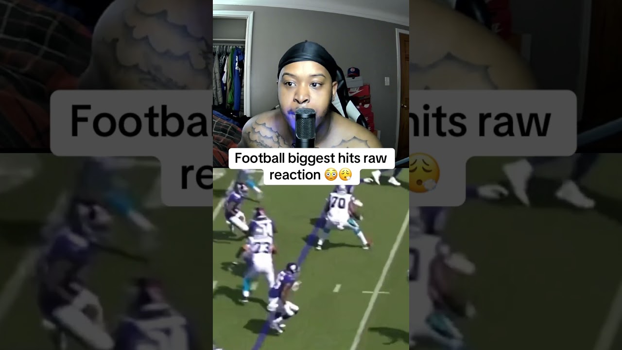 Football biggest hits reaction 🔥 