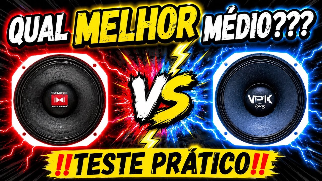 QUAL MELHOR MEDIO?? SNAKE ESX810 VS QVS VPK 60