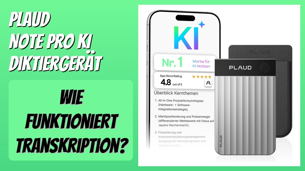 BEWERTUNG (2026): Plaud Note Pro KI Diktiergerät. Infos