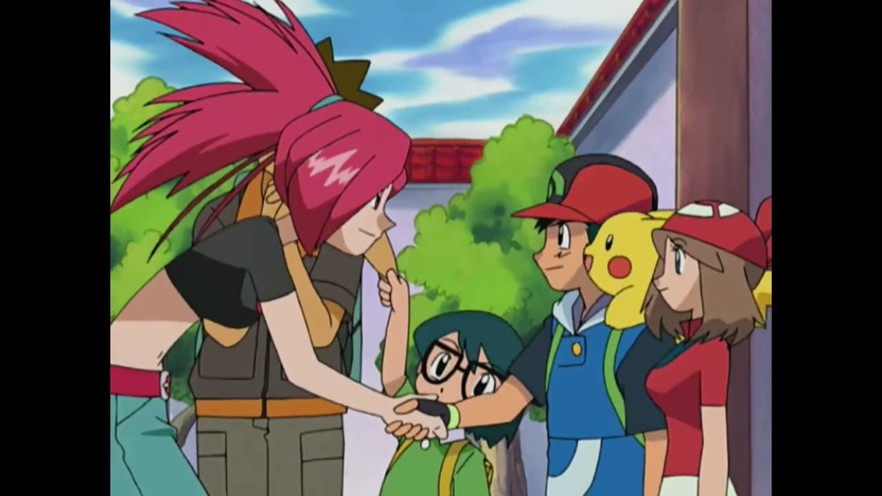 Ash and his gang introduce themselves to the Lavaridge Gym Leader Flannery.
