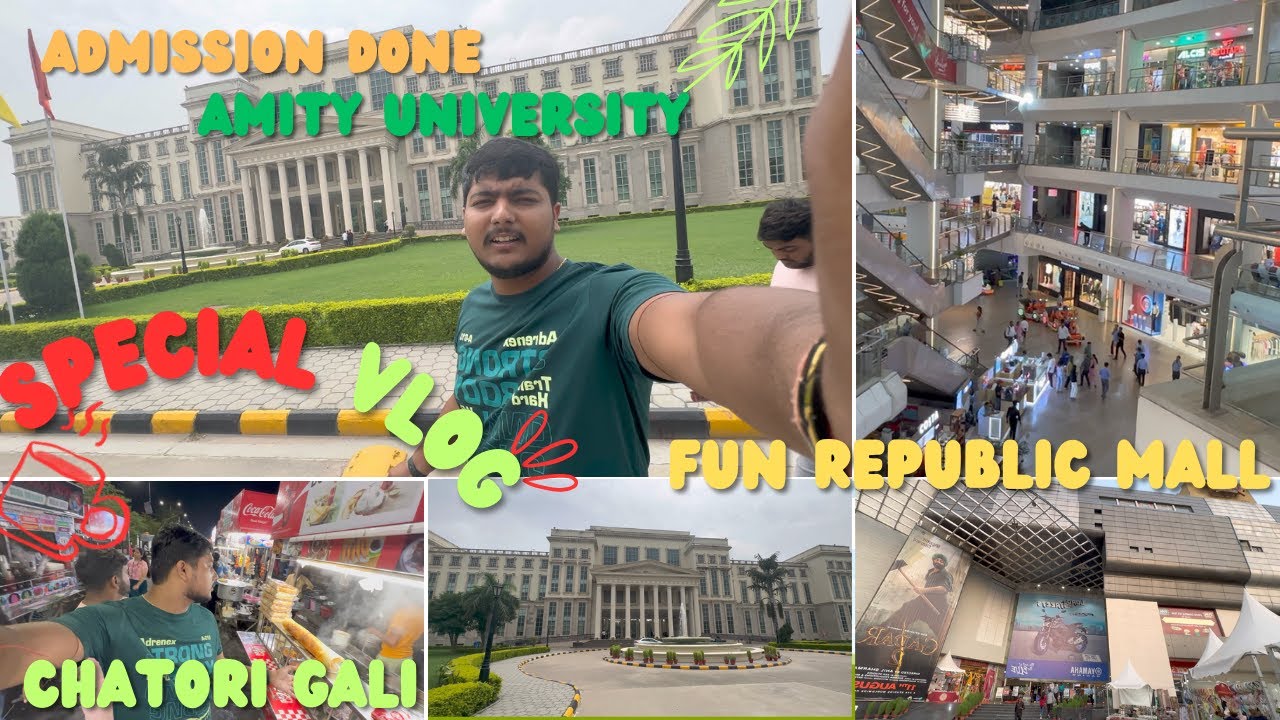 Way to Nawabo ka Shahar 🤔 | Admission Done 🥳 Amity University | Chatori Gali Food || Special Vlog ||