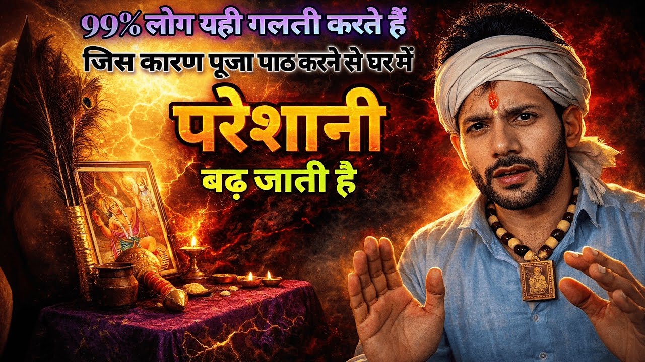 घर में पूजा करने से परेशानी बढ़ क्यों जाती है|Problems After Puja At Home । Ashok Kumar Saharwa Dham