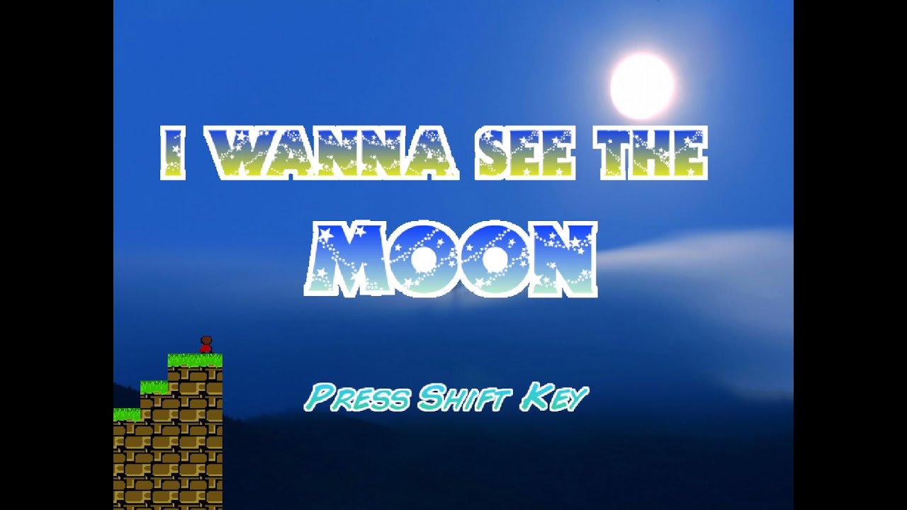 #1【超月夜系】I wanna  see the moon(Difficultモード版) アイワナ実況play