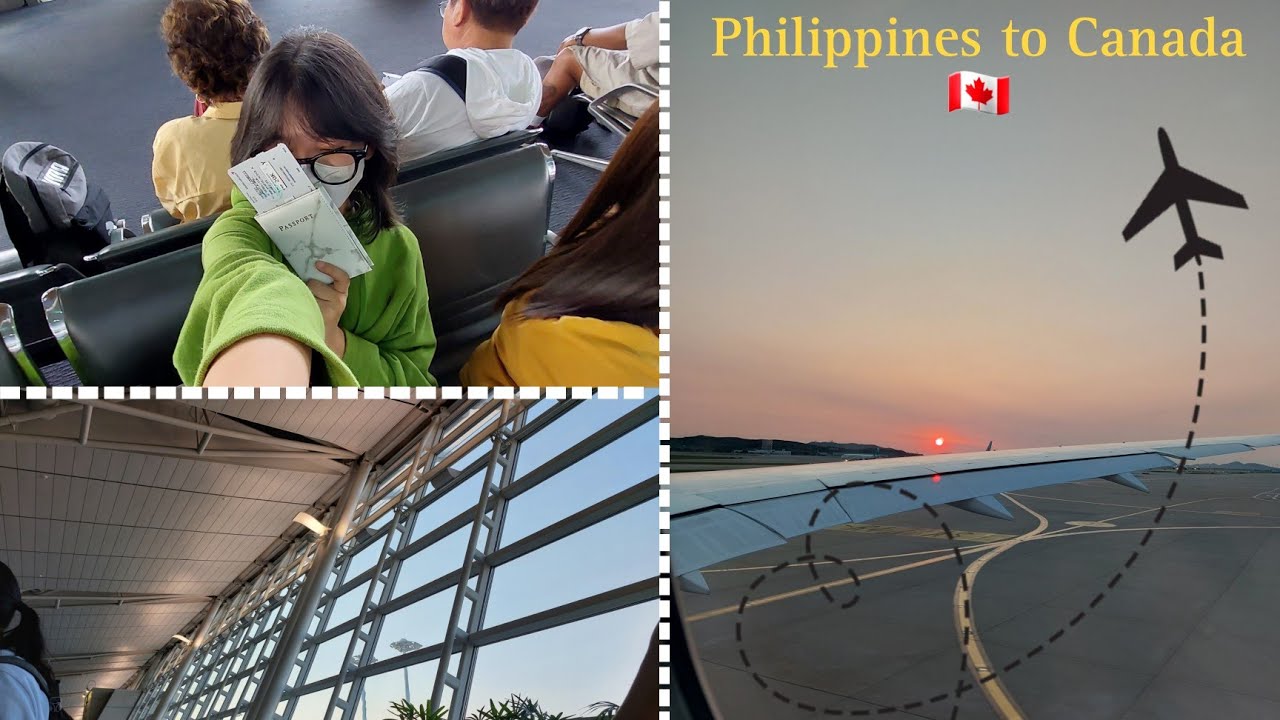PHILIPPINES 🇵🇭 to CANADA🇨🇦 A DAY IN MY LIFE|| TRAVEL DIARIES||VLOG#1