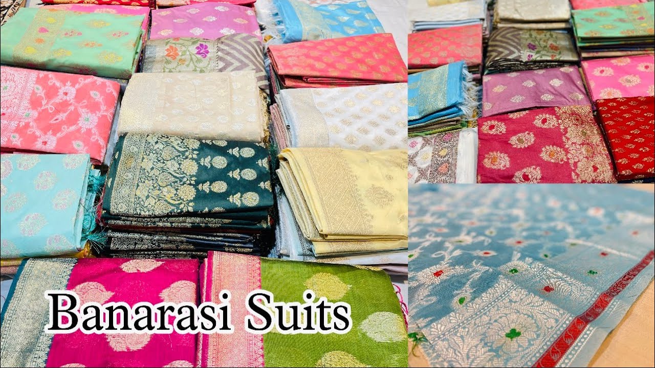Banarasi Suits Collection Latest and Greatest Colours All Kinds Of Fabric