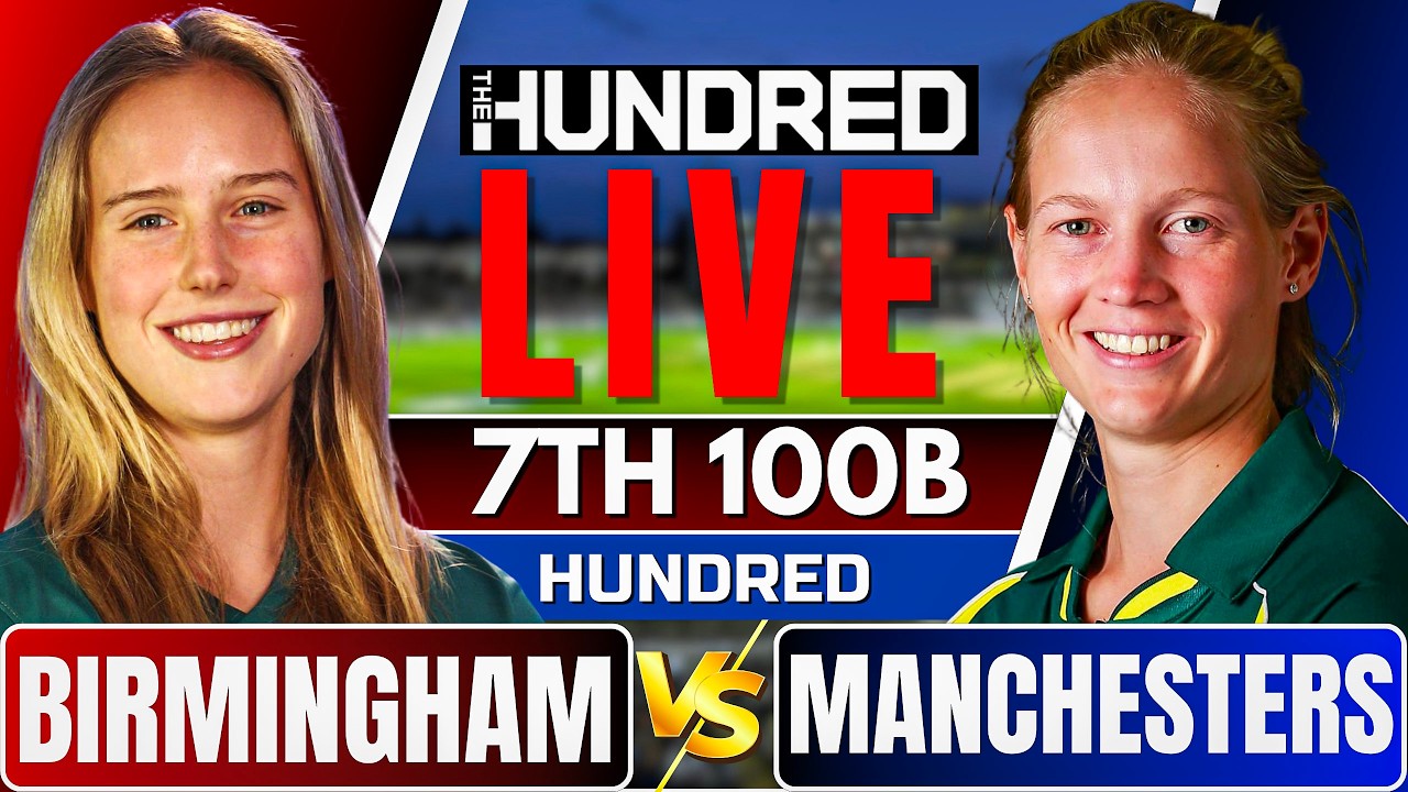 The Hundred Women Live: Birmingham vs Manchester | 100 ball live match today | hundred women live