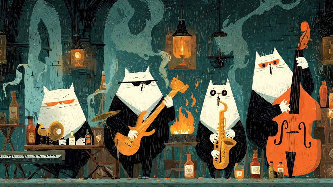 Deep Bass Groove — Cozy Winter Morning Jazz ☕