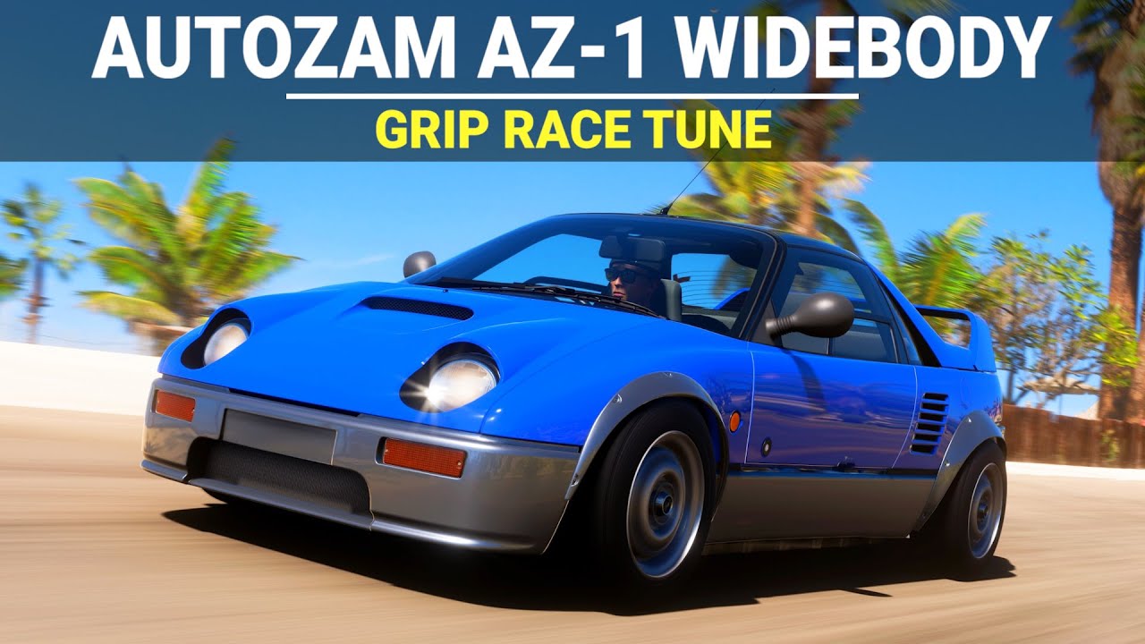 Forza Horizon 5 - 1993 Autozam AZ-1 Widebody, FH5 Grip Race Build, Tune & Gameplay