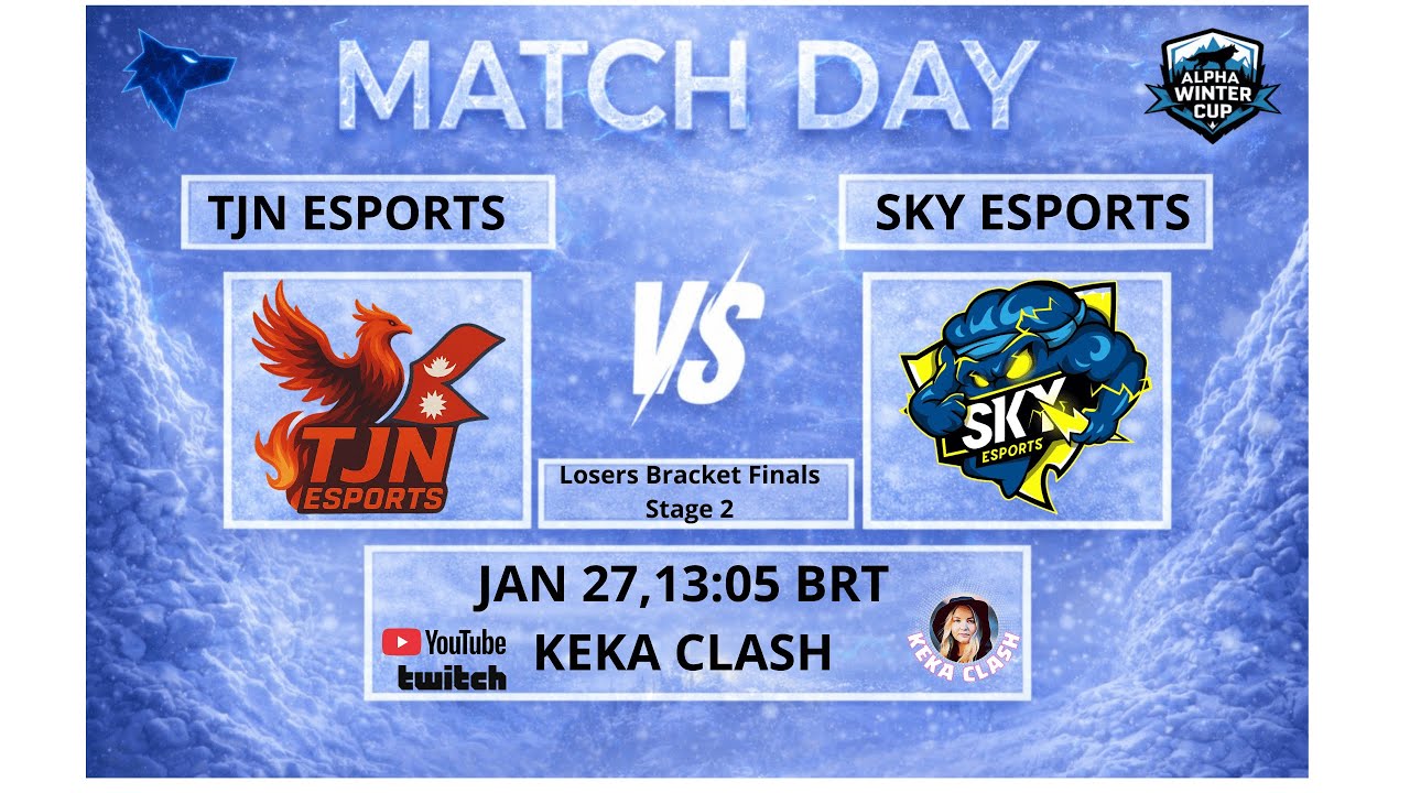 🔴  TJN reborn  🆚 Sky E-sports - ALPHA WINTER CUP - CLASH OF CLAS  🚀