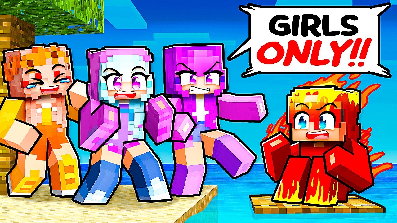 ONE ELEMENTAL on a GIRLS ONLY ISLAND!