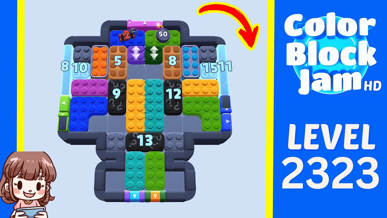 Color Block Jam Level 1414 (2323) Solution Walkthrough