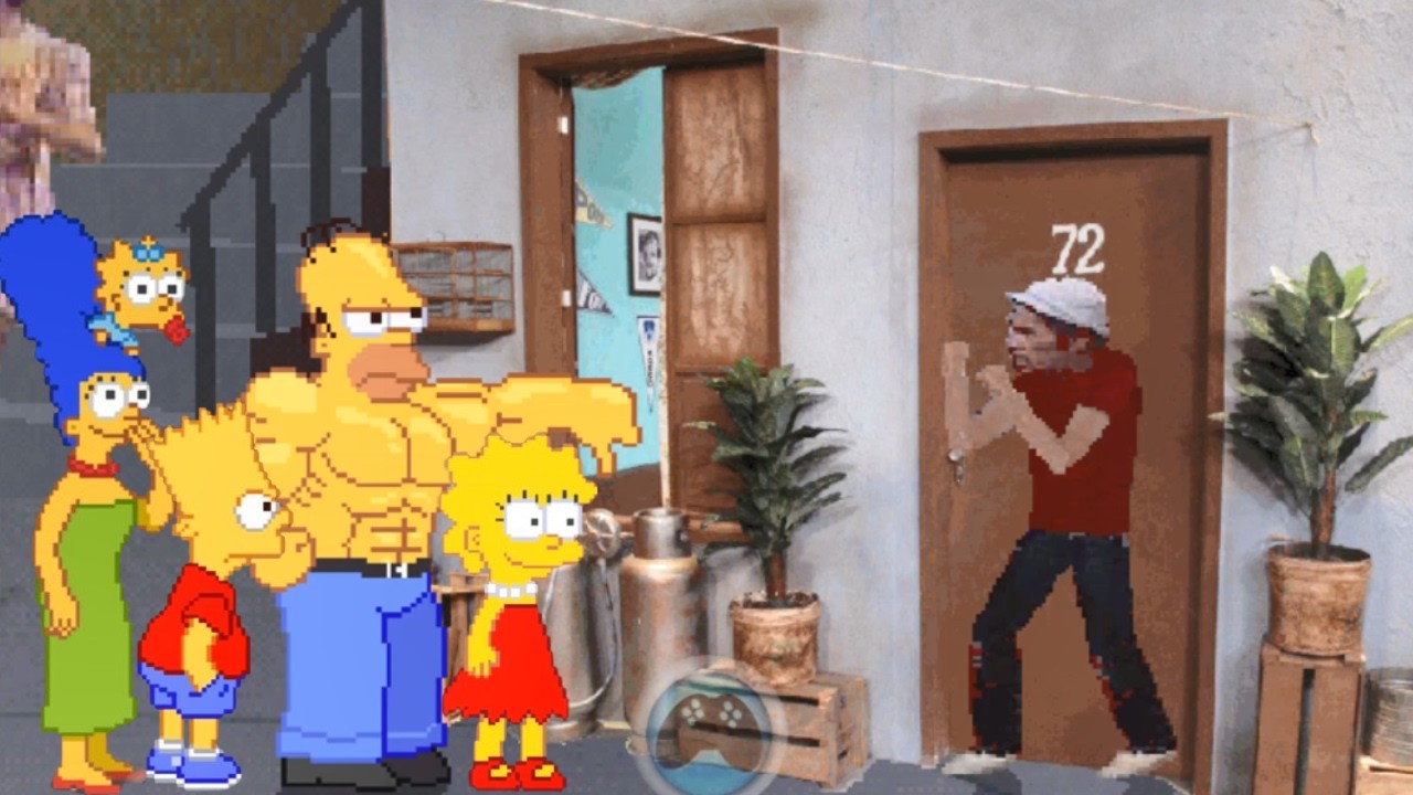 THE SIMPSONS vs DON RAMON SF2