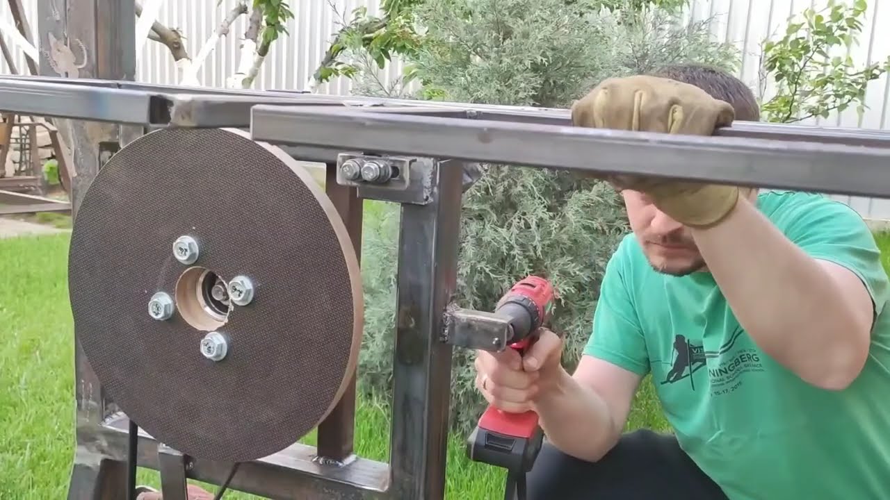 Ленточная пила своими руками часть 2, Making a band-saw (part 2)