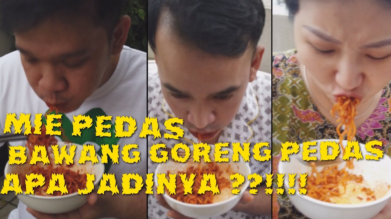 The Onsu Family - MIE PEDAS DITAMBAH BAWANG GORENG PEDAS APA JADINYA ??!!!