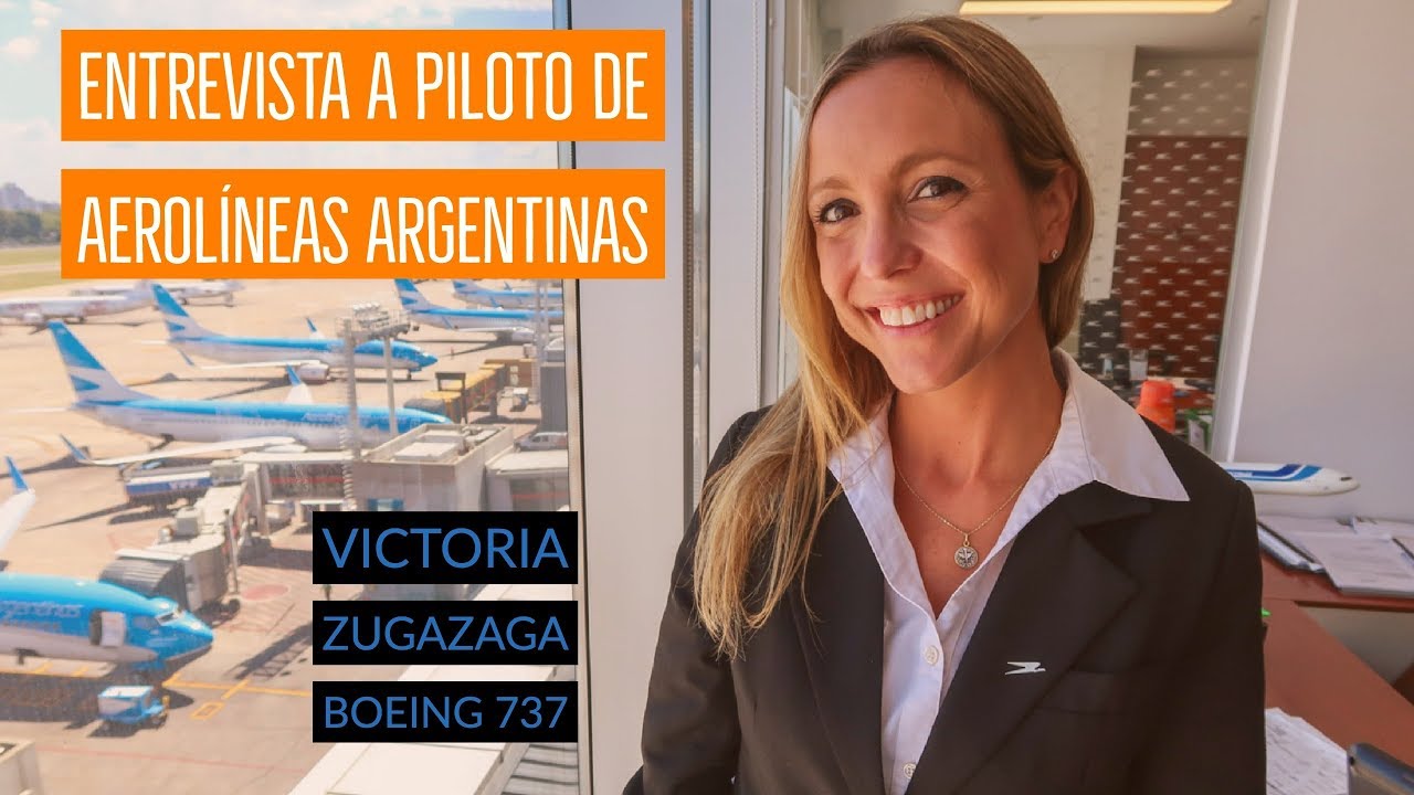 Victoria Zugazaga - piloto Boeing 737 Aerolíneas Argentinas